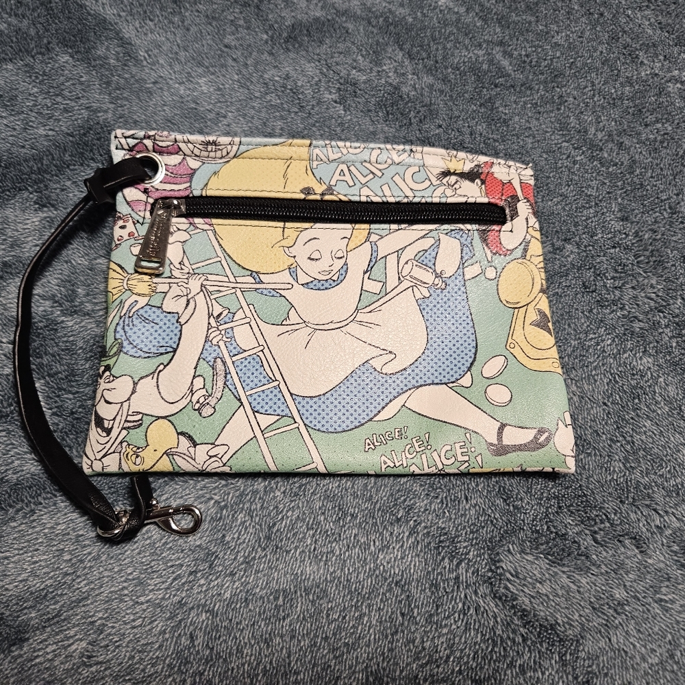 Loungefly Disney Alice in Wonderland Pop Art Falling Pouch from tote set.